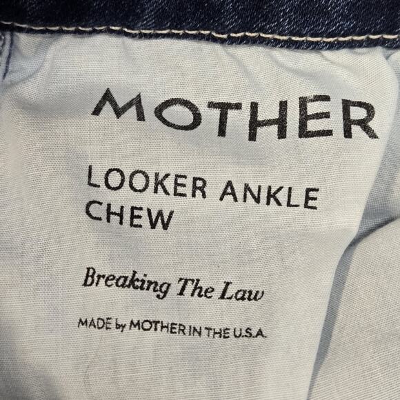 Mother Jeans Womens 27 Looker Ankle Chew Breaking The Law Crop Skinny Distressed - Picture 9 of 14
